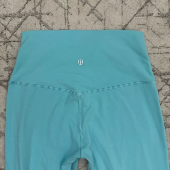 Lululemon Align 25” High Rise LeggingsSize 6Cyan Blue